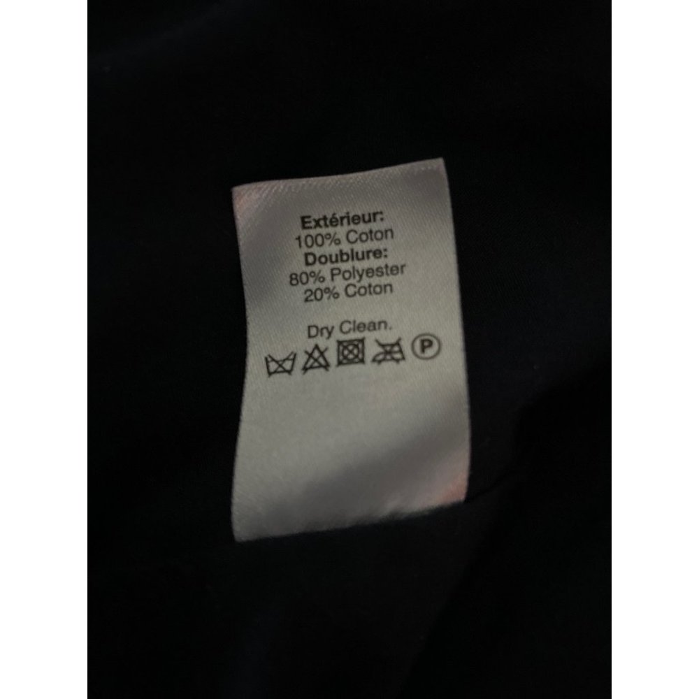 J Crew 0 Womens Dress Navy Blue 100% Cotton Pockets‎ Cute Zip Lined Flirty Work - Picture 7 of 8